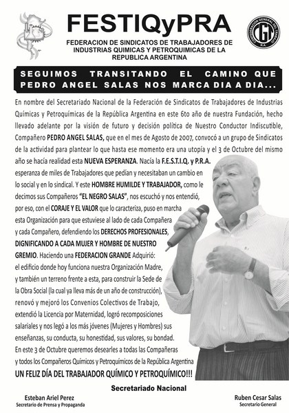 Aviso saludo 3 de octubre Aviso saludo 3 de octubre